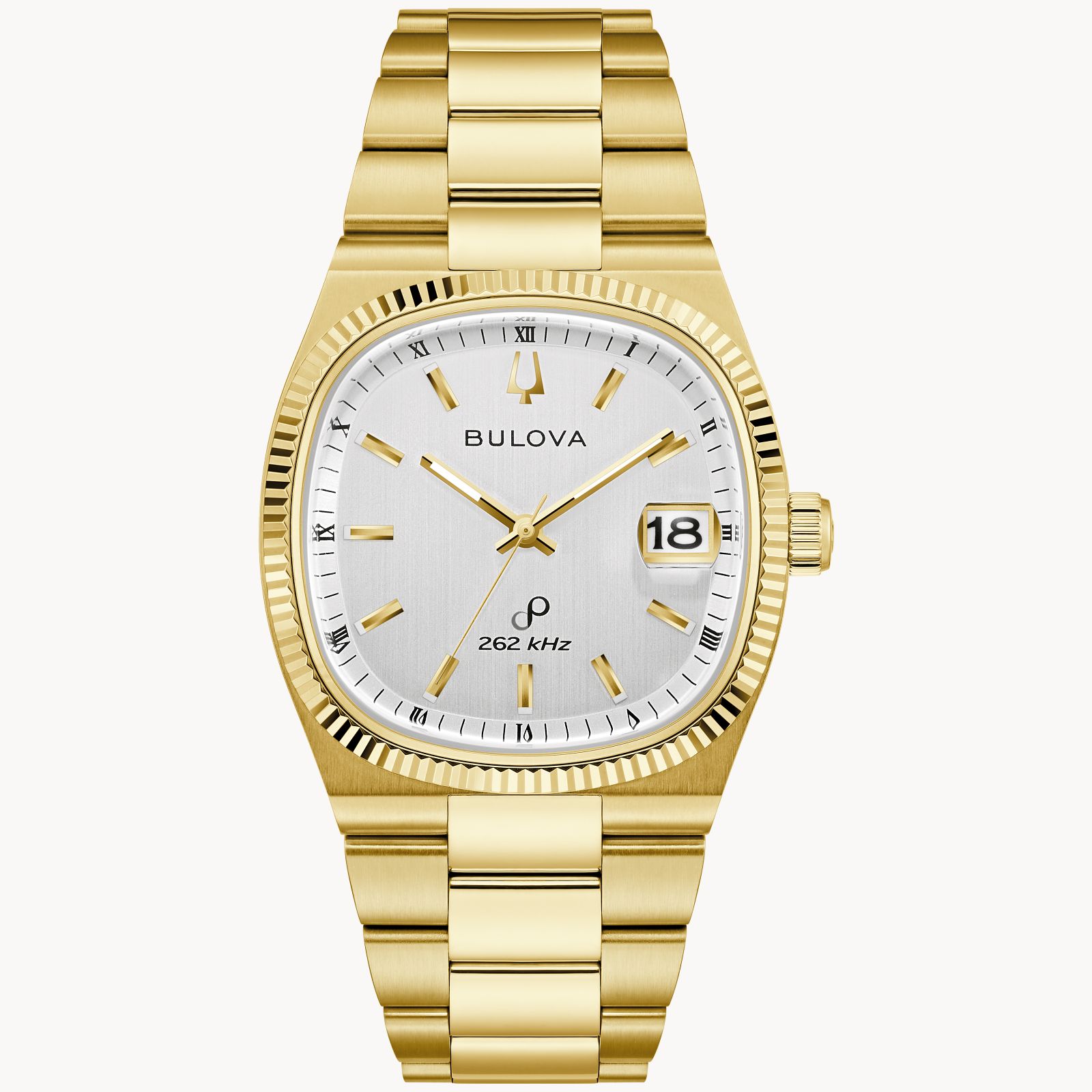 Bulova Super Sevelle デイ&デイト+新品Seikoベルト付き This Sub $700 Integrated Bracelet Watch has a Smoother Sweep